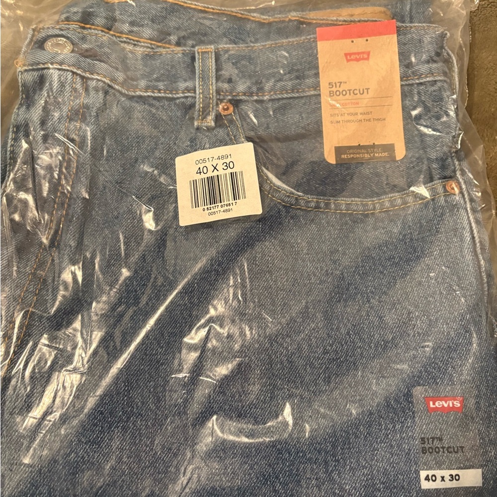Levi's Men's Blue Bootcut Jeans